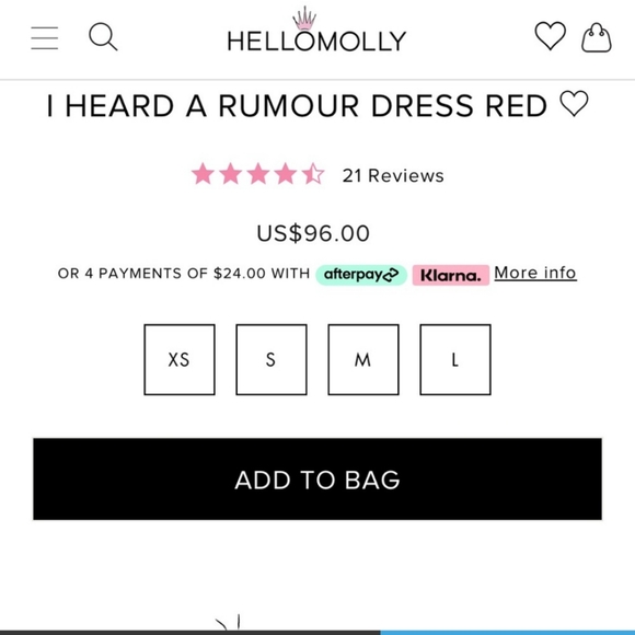 Hello Molly Long Sleeve Red Plunge I Hear A Rumor Ruffle Mini Dress Small Ruffle - Picture 7 of 8